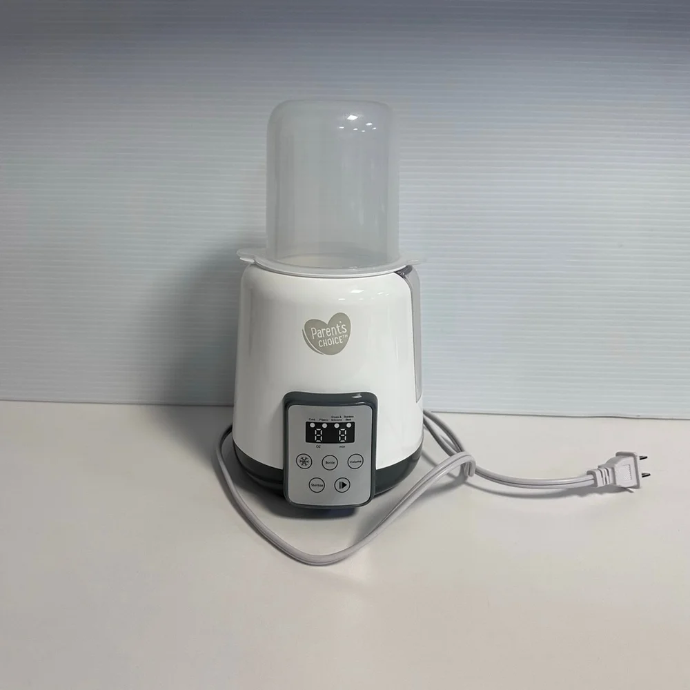 Baby Parent's Choice One Size White Gray Bottle Warmer Sterilizer Used Twice
